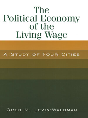 cover image of The Political Economy of the Living Wage